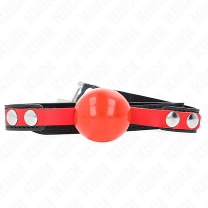 KINK - WEICHER TPE-BALL 4 CM GAG MODELL 4 60 x 2 CM VERSTELLBAR 37-52 CM