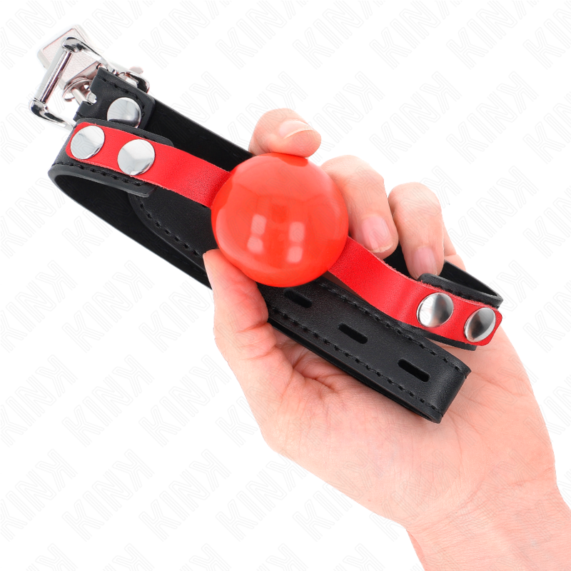 KINK - WEICHER TPE-BALL 4 CM GAG MODELL 4 60 x 2 CM VERSTELLBAR 37-52 CM