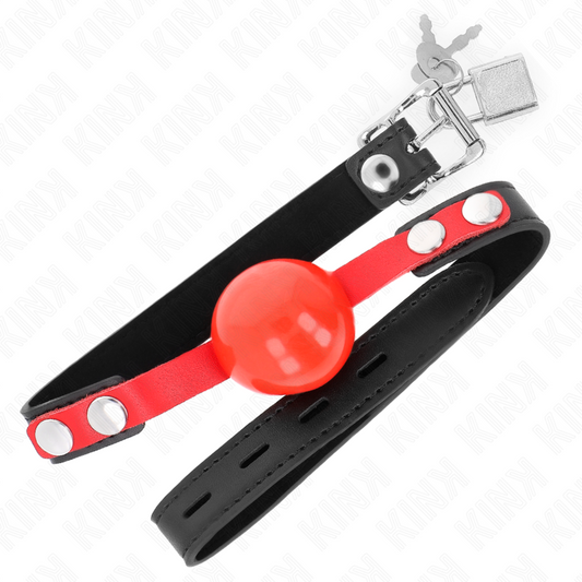 KINK - WEICHER TPE-BALL 4 CM GAG MODELL 4 60 x 2 CM VERSTELLBAR 37-52 CM