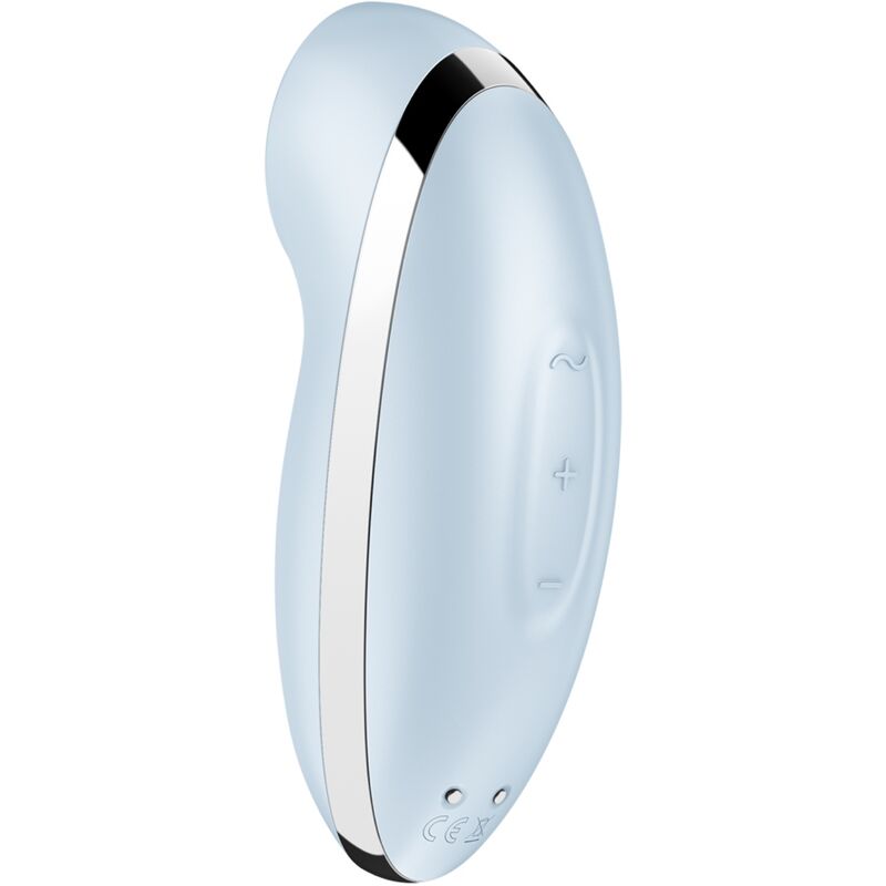 SATISFYER - TAP &amp; CLIMAX 2 VIBRATOR &amp; STIMULATOR BLAU