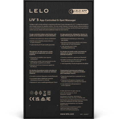 LELO - LIV™ 3 G-SPOT STIMULATOR BLAU