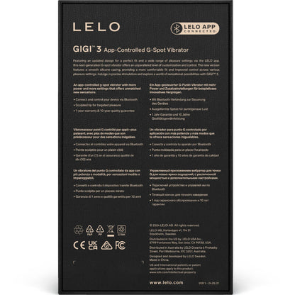 LELO - GIGI™ 3 G-SPOT VIBRATOR ROSA