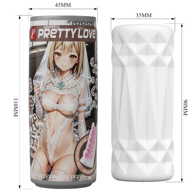 PRETTY LOVE - MÄNNLICHER MASTURBATOR, DOSE, MODELL 1