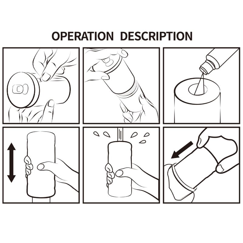 PRETTY LOVE - MÄNNLICHER MASTURBATOR, DOSE, MODELL 1