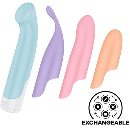 SATISFYER - PLAYFUL VIERER-SET VIBRATOREN 4 IN 1 + POWER BULLET