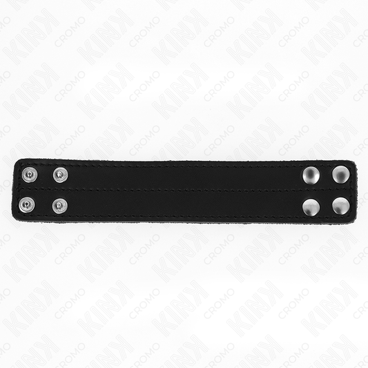 KINK - LEDER-PENISRING MIT DRUCKVERSCHLUSS 18,5 X 3,3 CM