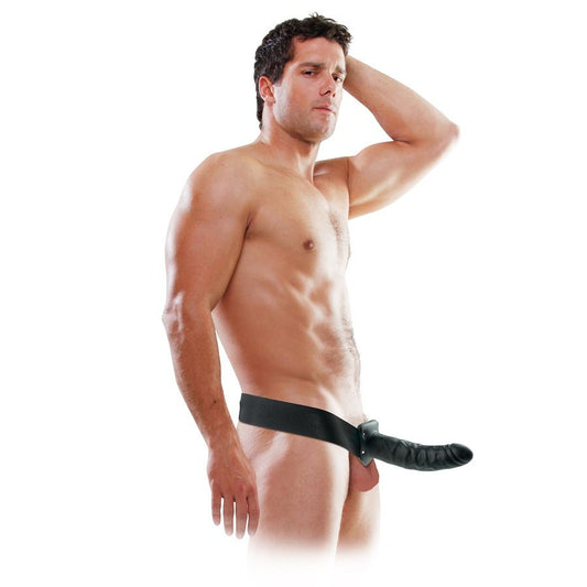 FETISH FANTASY SERIES - 19 CM HOHL-STRAP-ON SCHWARZ