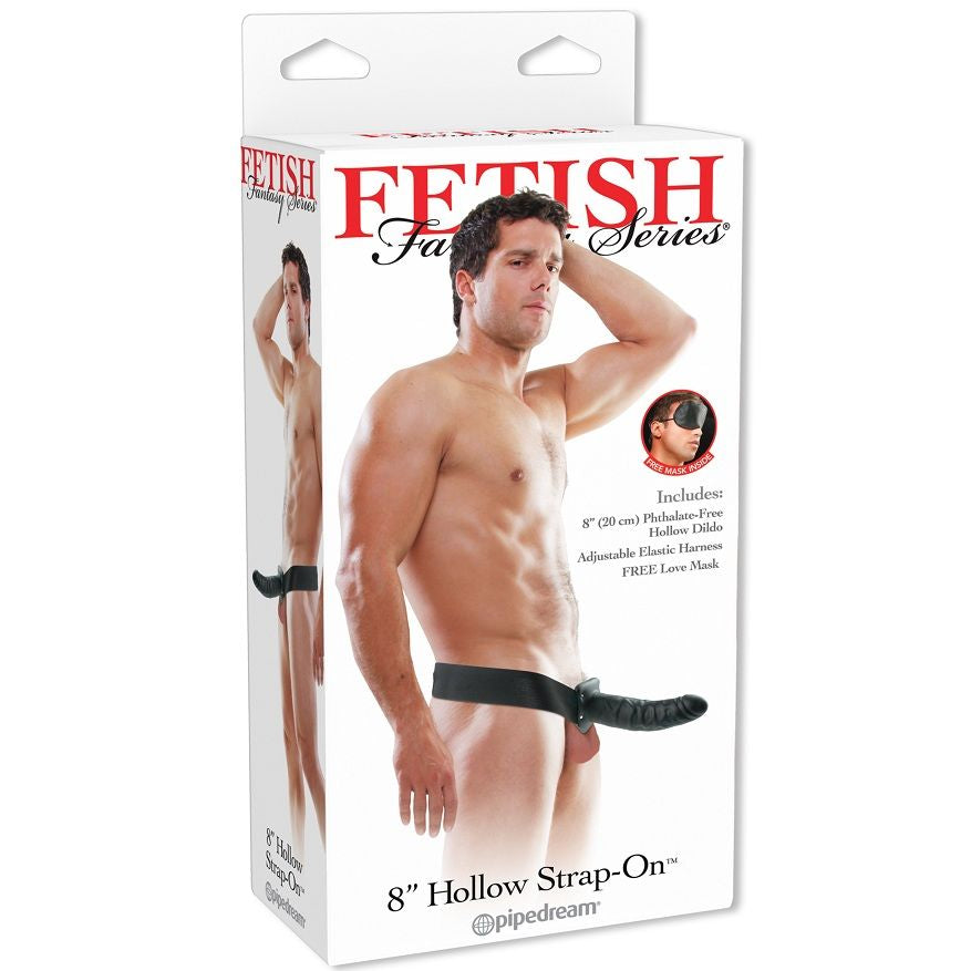 FETISH FANTASY SERIES - 19 CM HOHL-STRAP-ON SCHWARZ