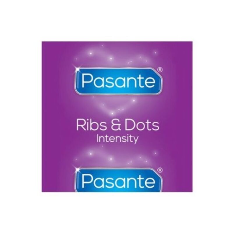PASANTE - RIBS &amp; DOTS INTENSITY KONDOME 144 EINHEITEN