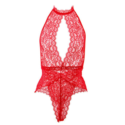 SUBBLIME - 953881 BODYSUIT MIT OFFENEN KÖRPERN ROT L/XL