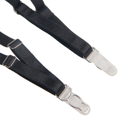 SUBBLIME - 954147 BODY MIT STRUMPFGÜRTEL SCHWARZ S/M