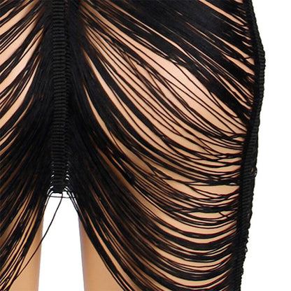 SUBBLIME - 954222 Trägerkleid + String Schwarz S/M