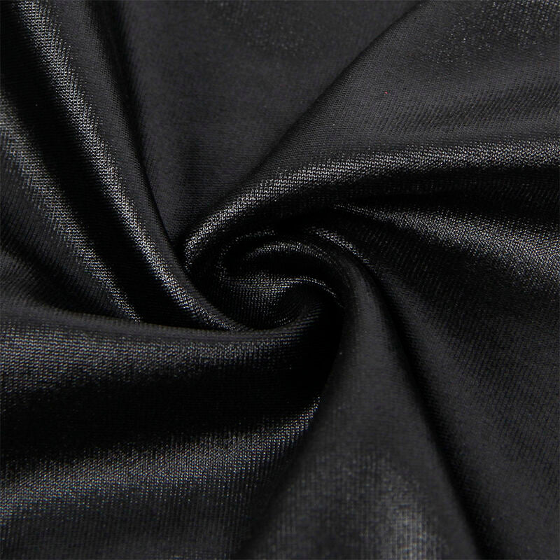 SUBBLIME - 954406 Leder Bondage Kleid Schwarz S/M