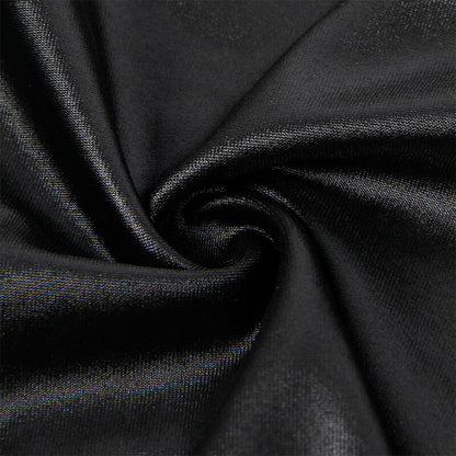 SUBBLIME - 954406 Leder Bondage Kleid Schwarz S/M