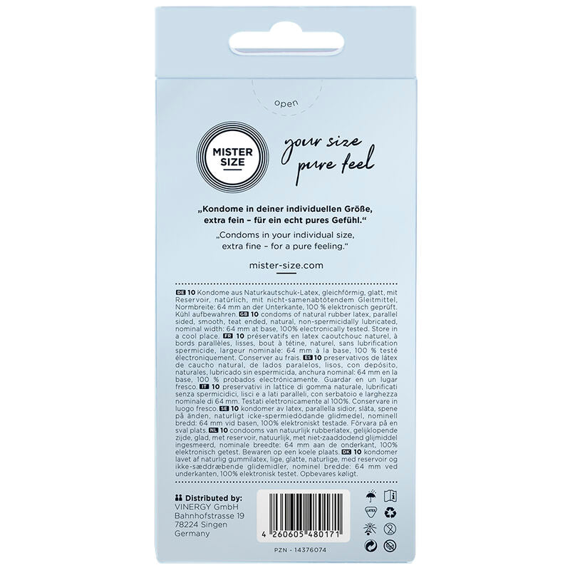 MISTER SIZE - Kondome Größe XXL 64 MM (10 Stück)