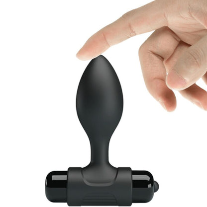 PRETTY LOVE - VIBRA BUTT 10 VIBRATIONEN ANALPLUG SCHWARZ