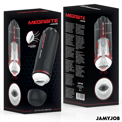 JAMYJOB - MEGABITE AUTOMATISCHER MUNDMASTURBATOR 5 SAUG- UND VIBRATIONSMODI