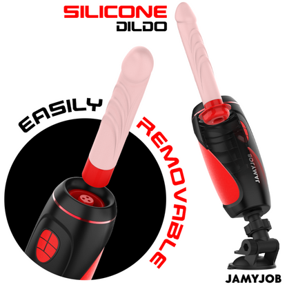 JAMYJOB - PYSTON BASE AUTOMATISCHER MASTURBATOR MIT FERNBEDIENUNG DILDO