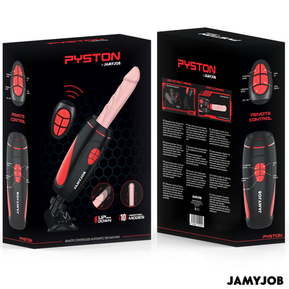 JAMYJOB - PYSTON BASE AUTOMATISCHER MASTURBATOR MIT FERNBEDIENUNG DILDO