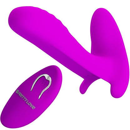 PRETTY LOVE - MASSAGER &amp; VIBRATOR 12 VIBRATIONEN FERNBEDIENUNG LILA