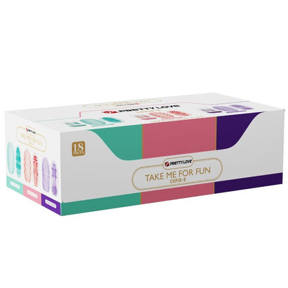 PRETTY LOVE - CUPID X 18 MÄNNLICHE MASTURBATOREN VERSCHIEDENE TEXTUREN