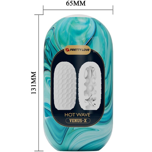 PRETTY LOVE - HOT WAVE SILIKON-MASTURBATOR WEISS