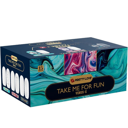 PRETTY LOVE - VENUS X 15 SILIKON-MASTURBATOREN WEISS