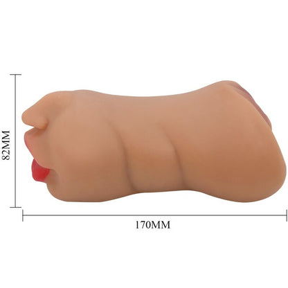 CRAZY BULL - ZOEY DOPPELMASTURBATOR MUND &amp; VAGINA FLESH