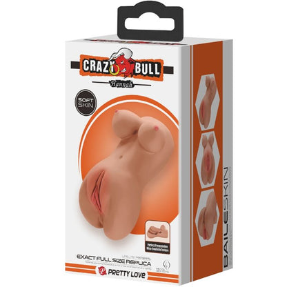 CRAZY BULL - HANNAH DOPPELMASTURBATOR VAGINA &amp; ANUS REALISTISCHER MULATTE
