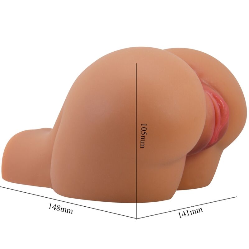 CRAZY BULL - KYLIE ASS VIBRATOR MIT REALISTISCHER VAGINA- UND ANUS-FERNBEDIENUNG