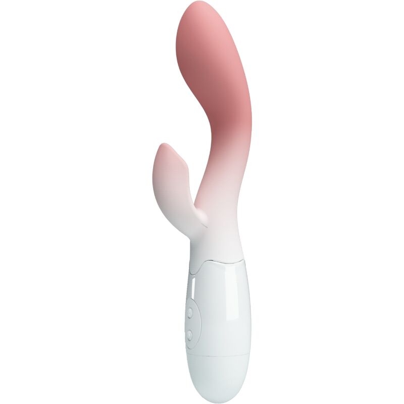 PRETTY LOVE - BRIGHTY G-SPOT VIBRATOR + KLITORIS STIMULATOR 30 VIBRATIONEN ROSA