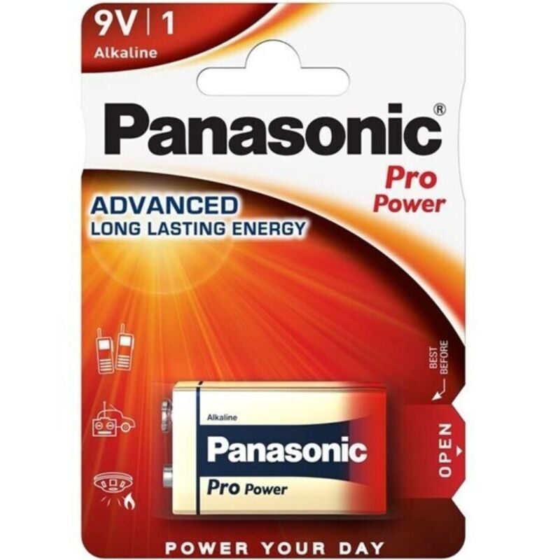 PANASONIC – PRO POWER ALKALINE 9V BATTERIE LR61 BLISTER*1