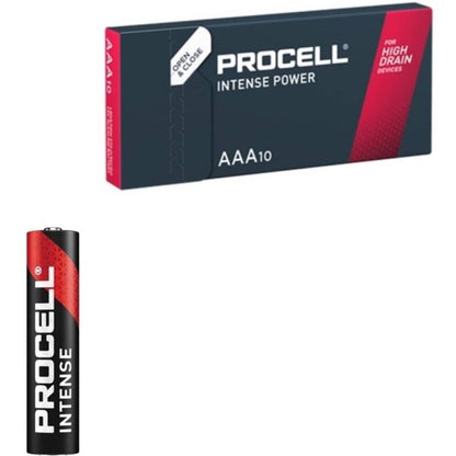 PROCELL - INTENSIVE POWER ALKALINE LR03 AAA 1,5 V BOX*10