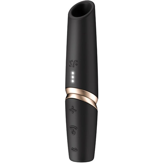 SATISFYER - PERFECT KISS WAVE KLITORISSTIMULATOR SCHWARZ / GOLD