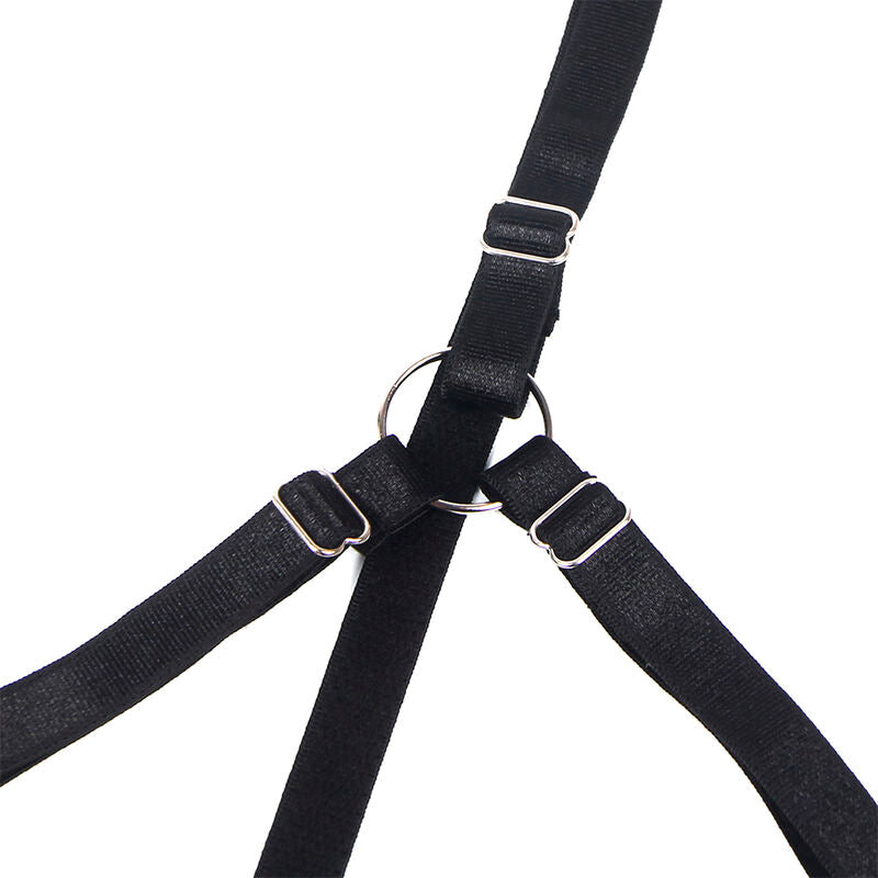 SUBBLIME - 955199 BH-SET MIT VERSTELLBARER SCHWARZER SCHLEIFE S/M