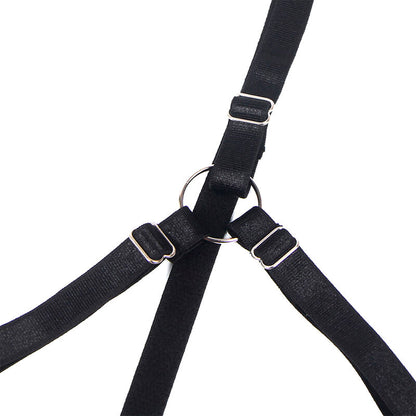 SUBBLIME - 955199 BH-SET MIT VERSTELLBARER SCHWARZER SCHLEIFE S/M