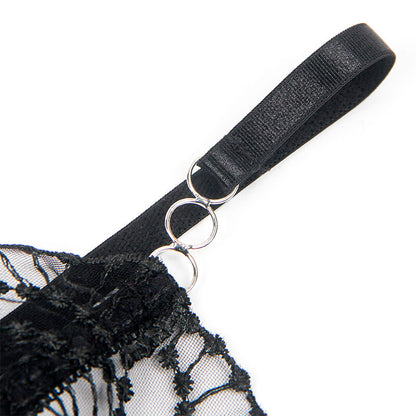 SUBBLIME - 955212 TRANSPARENTER BODY MIT SCHWARZER HOHLSPITZE S/M