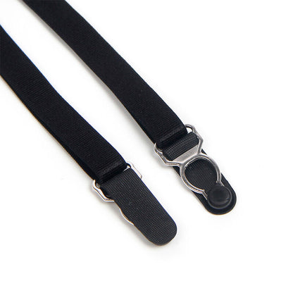 SUBBLIME - 955496 Spitzenbody mit Schleifen und Strapsen Schwarz S/M