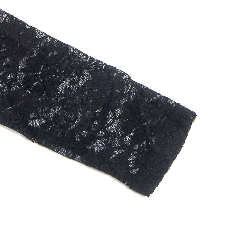 SUBBLIME - 955601 LANGARMKLEID MIT SCHWARZER SPITZE L/XL