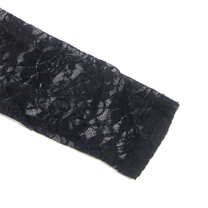 SUBBLIME - 955601 LANGARMKLEID MIT SCHWARZER SPITZE L/XL