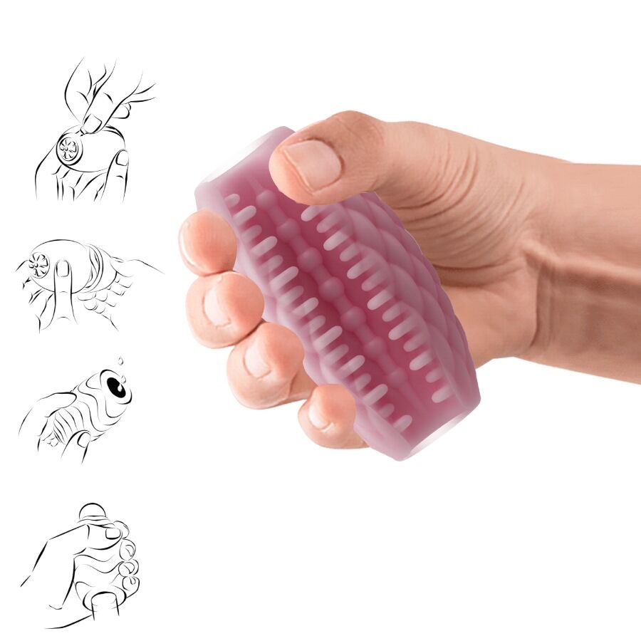 PRETTY LOVE - ATHENA EROS SILIKON-MASTURBATOR ROSA