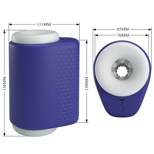 PRETTY LOVE - DJ LADY MÄNNLICHER MASTURBATOR MIT VIBRATION 5 EINSTELLUNGEN LILA