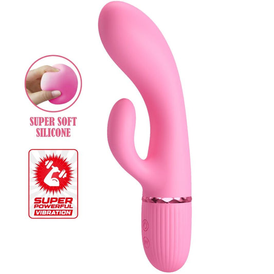 PRETTY LOVE - MARSKI RABBIT VIBRATOR &amp; G-SPOT PINK