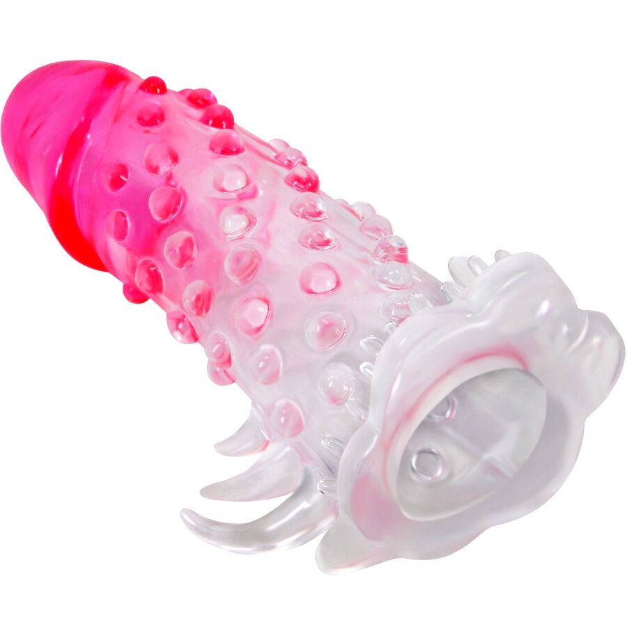 PRETTY LOVE - WILFORD REALISTISCHE VERGRÖSSERUNGSHÜLLE MIT GEPRÄGTEM PENIS PINK