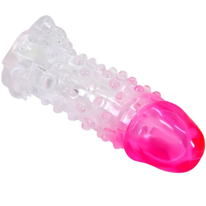 PRETTY LOVE - WILFORD REALISTISCHE VERGRÖSSERUNGSHÜLLE MIT GEPRÄGTEM PENIS PINK