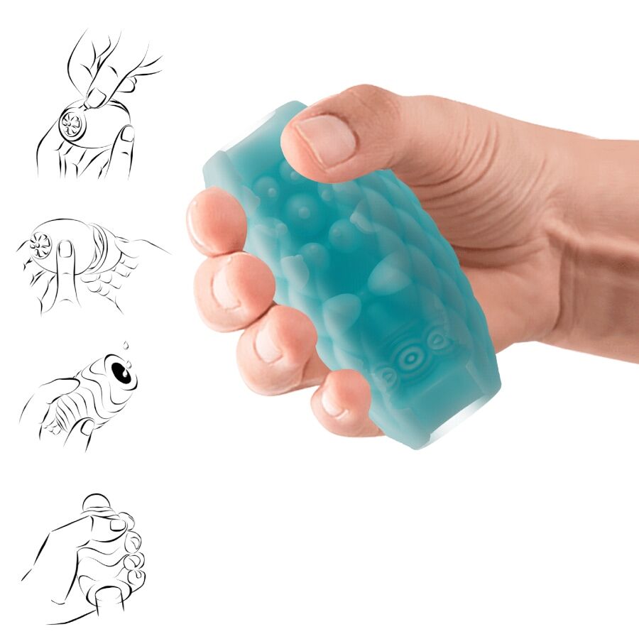 PRETTY LOVE - ATHENA EROS SILIKON-MASTURBATOR HIMMELBLAU