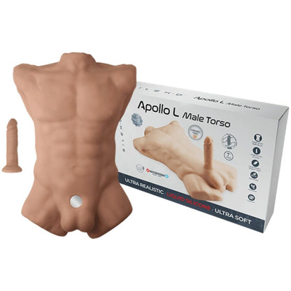 SILEXD - APOLLO L REALISTISCHER MÄNNLICHER TORSO KARAMELL