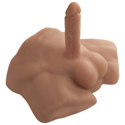 SILEXD - APOLLO S REALISTISCHER HALBTORSO FÜR MÄNNER KARAMELL