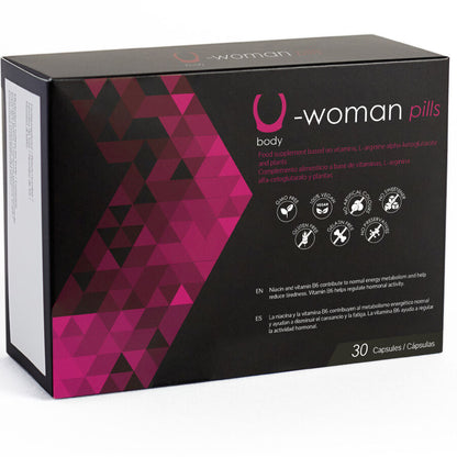 500 COSMETICS - U-WOMAN STEIGERT DIE LIBIDO DER FRAU - 30 KAPSELN