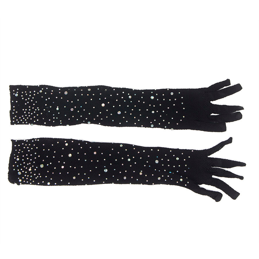 SUBBLIME - 957469SHINE TRANSPARENTE HANDSCHUHE SCHWARZ S/M